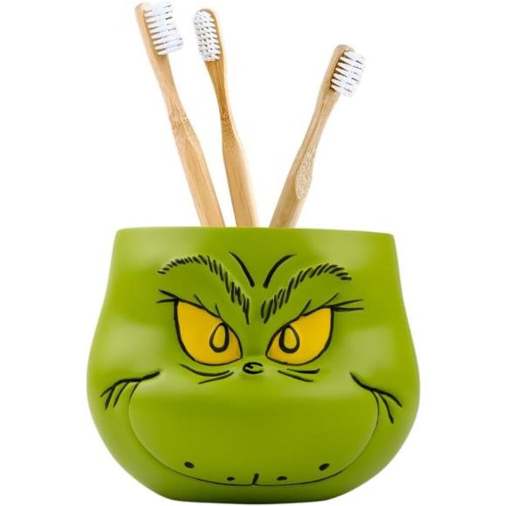 The Grinch Christmas Toothbrush Holder, Makeup Brush/Pen Tumbler‎